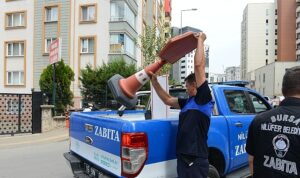 Altınşehir ve 23 Nisan’da kaldırım işgallerine karşı kapsamlı denetim