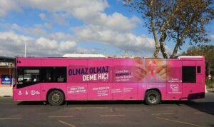 İETT’den Meme Kanseri Farkındalık Otobüsü