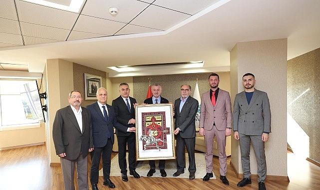 Başkan Büyükakın’a ziyaretçi akını