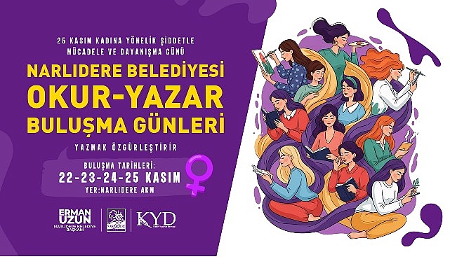 Narlıdere Okur-Yazar Günleri 22 Kasım’da Başlıyor