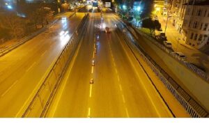 Büyükşehir, Seka Tüneli’ndeki panelleri yeniledi