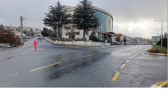 İl Trafik Komisyonu Kararıyla Yol “Tek Yön” Yapıldı