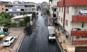 Darıca Mevlana Caddesi’nde üstyapı tamam