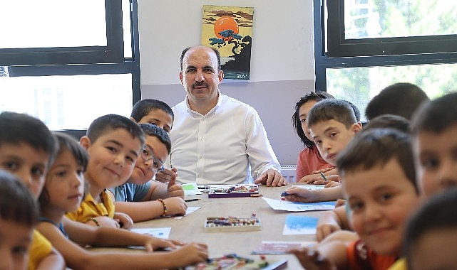 Başkan Altay Bilgehane ve Yaz Kur’an Kursu’nda Eğitim Gören Öğrencilerle Buluştu