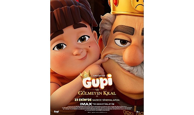 Gupi ve Gülmeyen Kral Türkiye’nin ilk IMAX® animasyon filmi oluyor