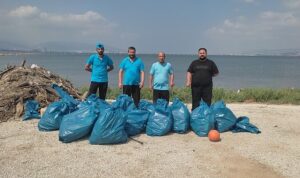 Kocaeli’nin kıyı şeritleri 10 ton atıktan arındırıldı