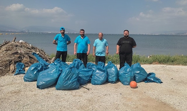 Kocaeli’nin kıyı şeritleri 10 ton atıktan arındırıldı