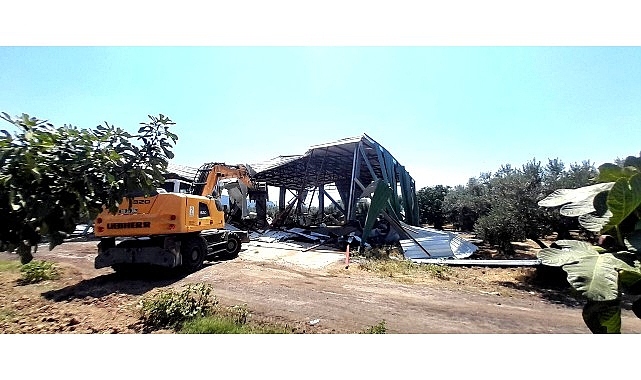 Osmangazi’de Zeytinliğe Yapılan Kaçak Depoya İzin Yok
