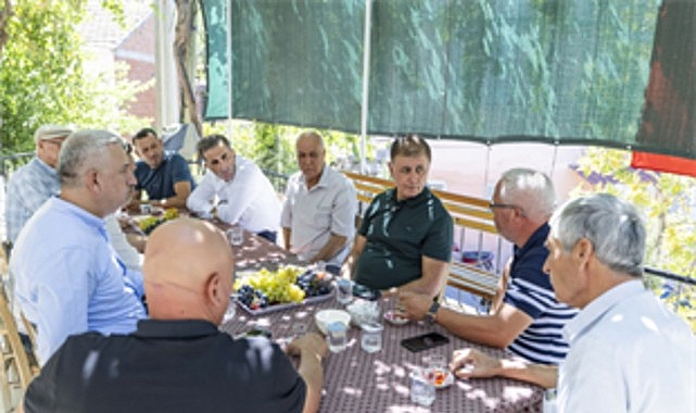 Başkan Tugay’ın Bergama turu