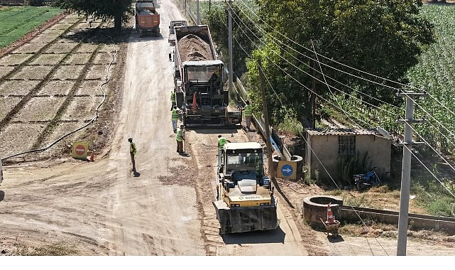 İncirliova’da Yol Yenileme Çalışmaları Devam Ediyor