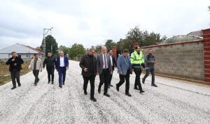 Kurşunlu Mahallesinde 8 Sokakta Sathi Kaplama Yapıldı