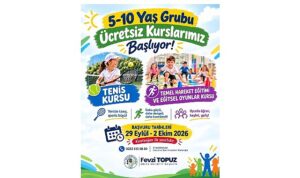Milas Belediyesi Tenis, Temel Hareket Eğitimi ve Eğitsel Oyunlar Kursları İçin Kayıtları Başlatıyor
