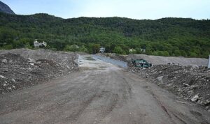 Çomaklar mevkisindeki köprü tamamlandı